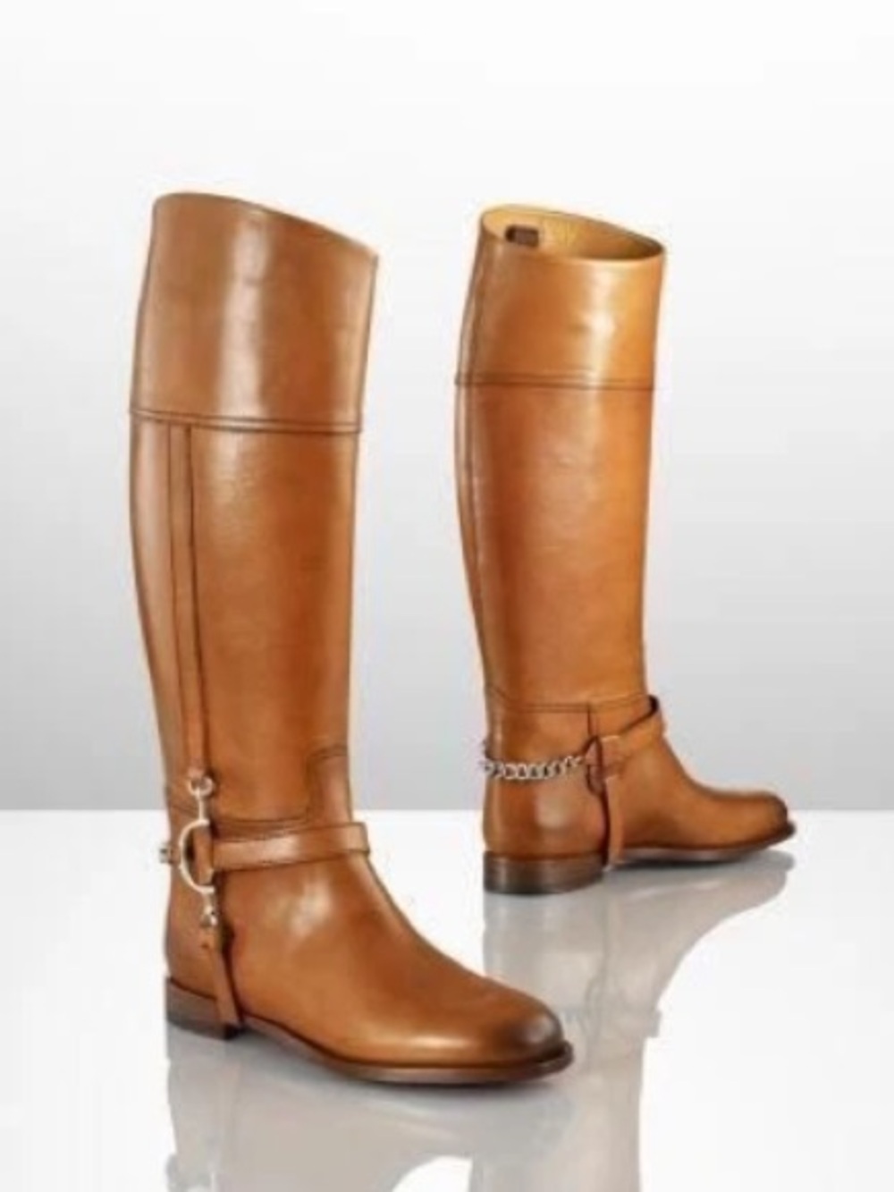 RALPH LAUREN Purple Label Sandra Riding Boots NWOT